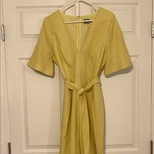 ASOS Wrap Linen MIDI Dress. Size 10.